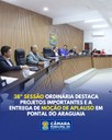 38ª Sessão Ordinária