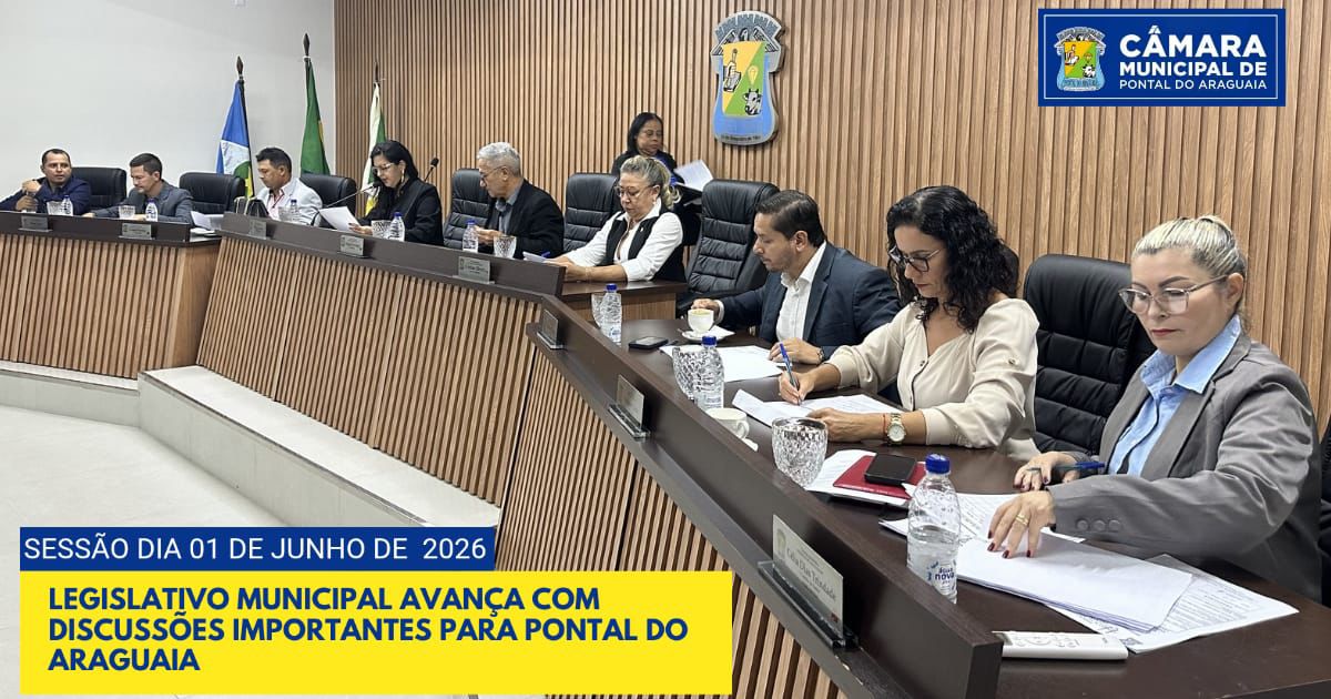 51ª Sessão Ordinária da Câmara Municipal de Pontal do Araguaia