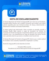 NOTA DE ESCLARECIMENTO